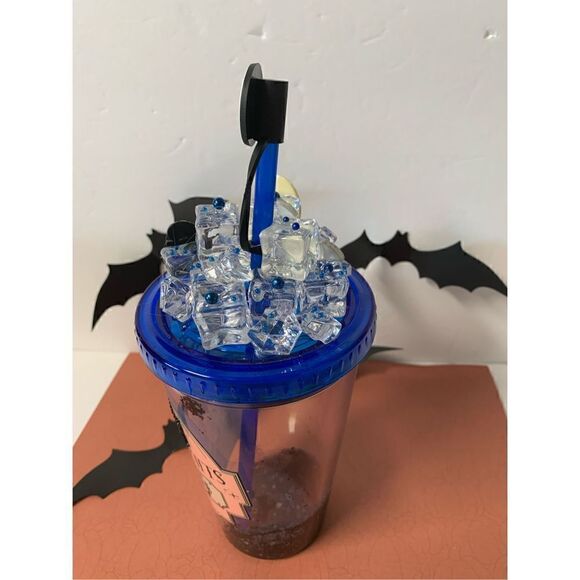 Handmade Snow Globe Halloween/Salem Tumbler - Picture 4 of 11